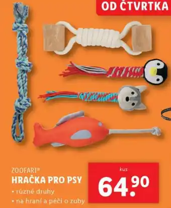 Lidl ZOOFARI® Hračka pro psy nabídka