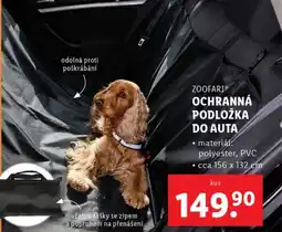 Lidl ZOOFARI Ochranná podložka do auta nabídka