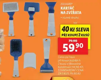 Lidl ZOOFARI Kartáč na zvířata nabídka