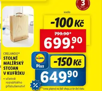 Lidl CRELANDO Stolní malířský stojan v kufříku nabídka