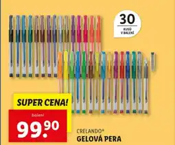 Lidl CRELANDO Gelová pera nabídka