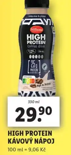 Lidl High protein kávový nápoj nabídka