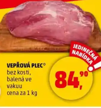 Penny Market Vepřová plec bez kosti, balená ve vakuu nabídka