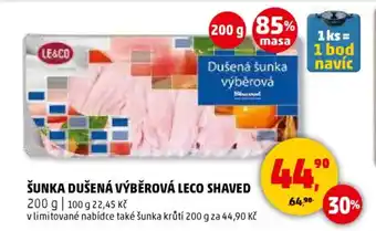 Penny Market Šunka dušená výběrová leco shaved nabídka