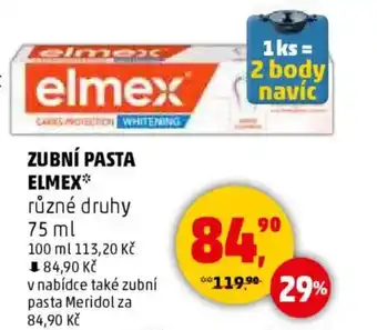 Penny Market Zubní pasta ELMEX nabídka