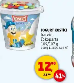 Penny Market Jogurt kostíci barvíci, čokoparta nabídka