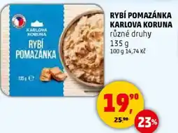 Penny Market Rybí pomazánka karlova koruna nabídka