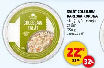 Penny Market Salát coleslaw karlova koruna nabídka