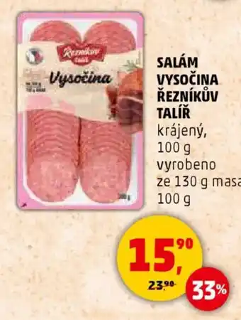 Penny Market Salám vysočina řezníkův talíř nabídka