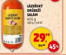 Penny Market Lázeňský drůbeží salám nabídka