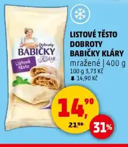 Penny Market Listové těsto dobroty babičky kláry nabídka