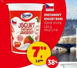 Penny Market Smetanový jogurt boni nabídka