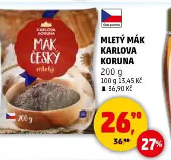 Penny Market Mletý mák karlova koruna nabídka