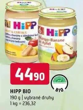 Terno Hipp bio 190 g vybrané druhy nabídka