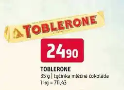 Terno Toblerone 35 g tyčinka mléčná čokoláda nabídka