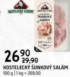 Terno Kostelecké šunkový salám 100g nabídka