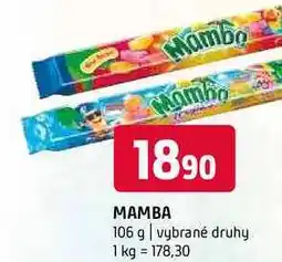 Terno Mamba 106 g vybrané druhy nabídka