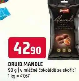 Terno Druid mandle 90 g v mléčné čokoládě se skořicí nabídka