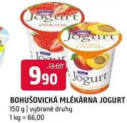 Terno Bohušovická mlékárna jogurt 150g nabídka