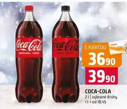 Terno Coca-Cola 2l vybrané druhy nabídka