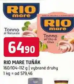 Terno Rio mare tuňák 160/104-112 g vybrané druhy nabídka