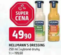 Terno Hellmann's dressing 250 ml, vybrané druhy nabídka