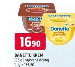 Terno Danette krém 125 g vybrané druhy nabídka