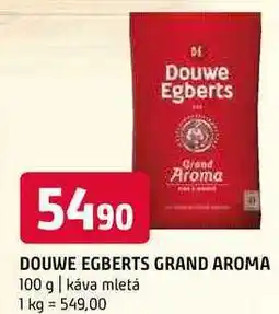 Terno Douwe Egberts Grand Aroma káva mletá 100g nabídka