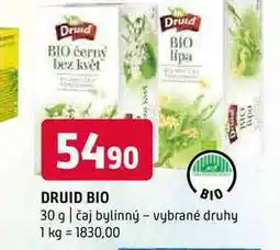 Terno Druid bio 30 g čaj bylinný vybrané druhy nabídka