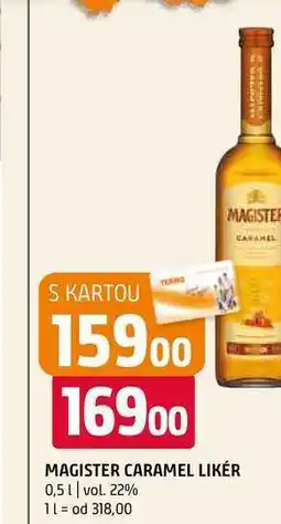 Terno Magister caramel likér 0,5l nabídka