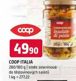 Terno Coop italia 280/180 g směs zeleninová do těstovinových salátů nabídka