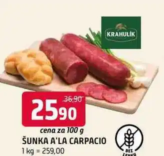 Terno Šunka A'LA carpacio 100g nabídka