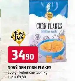 Terno Nový Den corn flakes 500 g kukuřičné lupínky nabídka