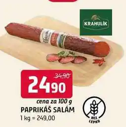 Terno Paprikáš salám 100g nabídka