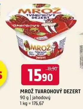 Terno Mrož tvarohový dezert 90 g jahodový nabídka