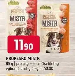 Terno Propesko mlstr 85 g pro psy kapsička filetky vybrané druhy nabídka