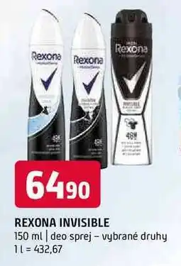 Terno Rexona 150 ml deo sprej vybrané druhy nabídka