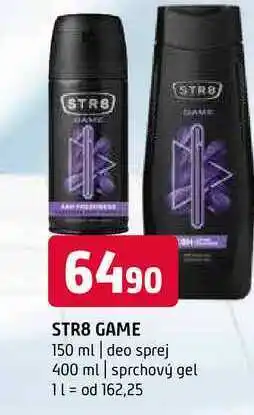 Terno Str8 game 150 ml deo sprej 400 ml sprchový gel nabídka