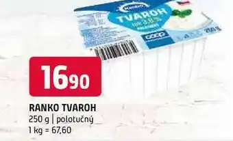 Terno Ranko tvaroh 250 g polotučný nabídka