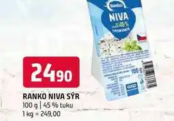 Terno Ranko niva sýr 100 g 45% tuku nabídka