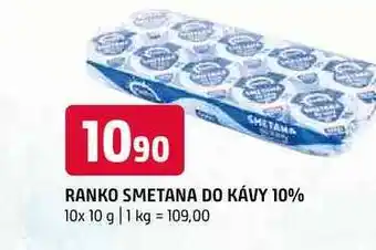 Terno Ranko smetana do kávy 10% 10x 10 g nabídka