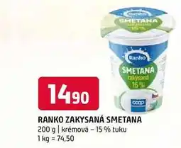 Terno Ranko zakysaná smetana 200 g krémová 15% tuku nabídka