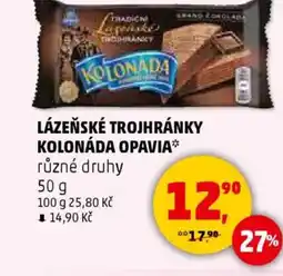 Penny Market Lázeňské trojhránky kolonáda opavia nabídka