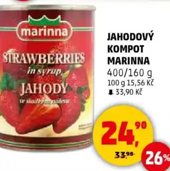 Penny Market Jahodový kompot marinna nabídka