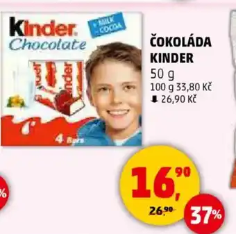 Penny Market Čokoláda KINDER nabídka