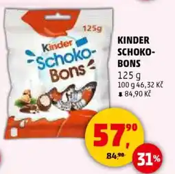 Penny Market KINDER Schoko- bons nabídka