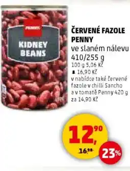 Penny Market Červené fazole penny nabídka