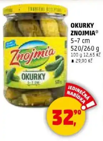 Penny Market Okurky znojmia nabídka