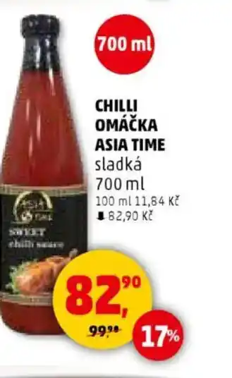 Penny Market Chilli omáčka asia time sladká nabídka