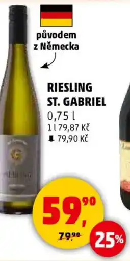 Penny Market RIESLING ST. GABRIEL nabídka